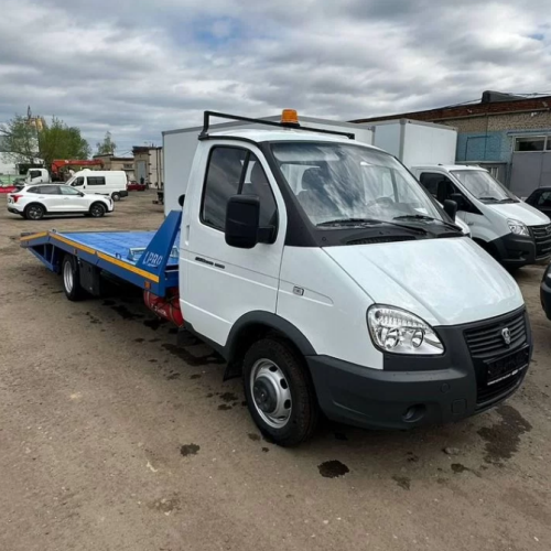 ГАЗель Бизнес, эвакуатор с ломаной платформой